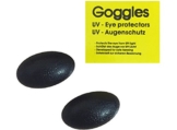 Goggles Solariumbrille Schutzbrille UV Brille Solariumschutzbrille schwarz - By Beauty & Legwear Store -