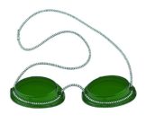 Solarium Schutzbrille grün UV Brille Solariumbrille mit Gummizug, 600005-grün -